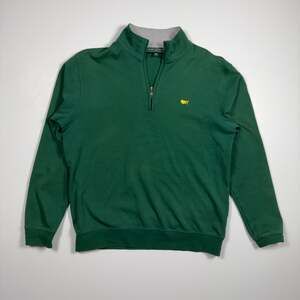 Masters Collection Men's Augusta Green Quarter-Zip  Size Medium